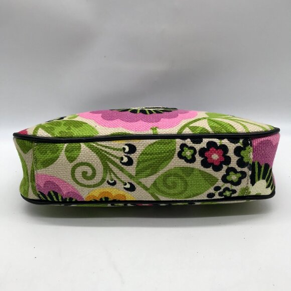 Spartina 449 Ivory Floral Port Passage Crossbody Bag - Picture 5 of 11